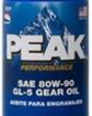Aceite de transmision PEAK GEAR OIL EP SAE 80W-90 
