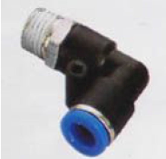 Imagen de Conector Instantáneo "L" Rosca Macho 1/8 a D4