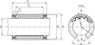 Imagen de RODAMIENTO LINEAL ESTANDAR ABIERTO KBM-O-50-DD REXROTH - R063205000