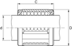 Imagen de ROD. LINEALES SEGMENTARIOS KBSE-40 REXROTH - R066804000