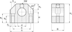 Imagen de SOPORTE BRIDA DE EJES WBA-20C-FO REXROTH - R105802000