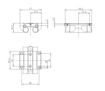 Imagen de GUIA LINEAL (BRIDA, NORMAL, STD) KWD-015-FNS-C1-N-1 REXROTH - R165111420