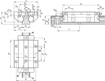 Imagen de GUIA LINEAL (BRIDA, LARGO, STD) KWD-015-FLS-C1-N-1 REXROTH - R165311420