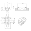 Imagen de GUIA LINEAL ANTICORROSIVO NRII KWD-015-FNS-C1-N-0 REXROTH - R200111404