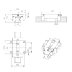 Imagen de GUIA L. ROD. (BRIDA, NORMAL, STD) RWD-045-FNS-C2-H-2 REXROTH - R18514232X