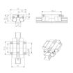 Imagen de GUIA LINEAL (BRIDA, NORMAL, STD) KWD-025-FNS-C1-N-1 REXROTH - R165121420