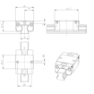Imagen de GUIA LINEAL (ESTRECHO, CORTO, STD) KWD-015-SKS-C1-N-1 REXROTH - R166611420