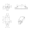 Imagen de GUIA LINEAL (ESTRECHO, LARGO, ALTO) KWD-025-SLH-C1-N-1 REXROTH - R162421420