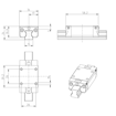Imagen de GUIA LINEAL (ESTRECHO, NORMAL, STD) KWD-015-SNS-C1-N-1 REXROTH - R162211420