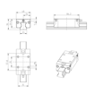 Imagen de GUIA LINEAL (ESTRECHO, NORMAL, STD) KWD-025-SNS-C1-N-1 REXROTH - R162221420