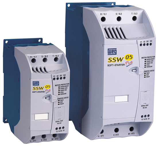 Imagen de ARRANCADOR SUAVE 10 HP 16A SSW05 0016 T2246SPZ 10 HP(10413821) WEG