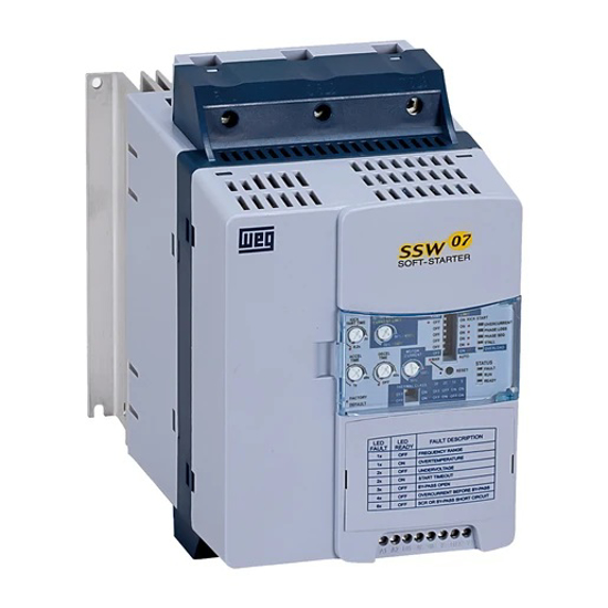 Imagen de ARRANCADOR SUAVE 15 HP 24A SSW07 0024 T5SZ 15HP (10194171) WEG